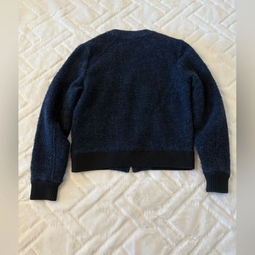 Levis Made & Crafted Jacket Womens XS Blue Wool Alpaca - Picture 3 of 16